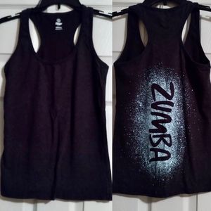 Women's size medium Zumba workout top.